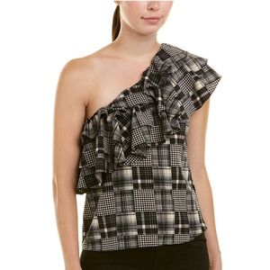 Misa Los Angeles Eila one-shoulder top